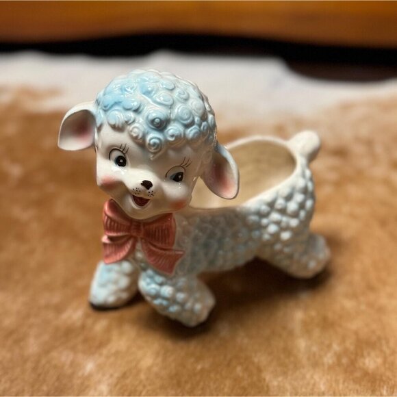 Vintage 60s Mid Century Modern Planter - Replo Ceramic Planter - Made in Japan - Picture 1 of 9